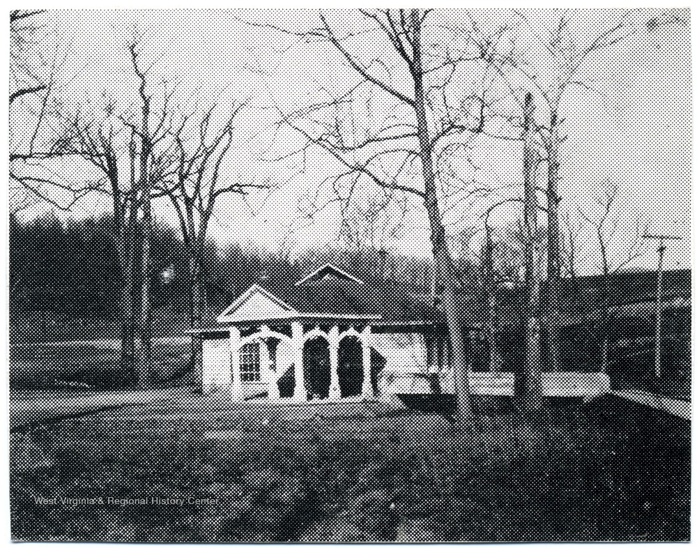 Gazebo Over Pence Springs, Summers County, W. Va. West Virginia History OnView WVU Libraries