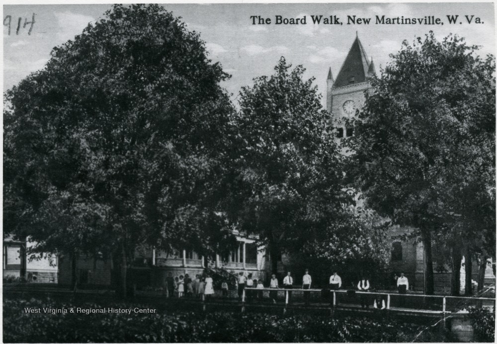 Board Walk, New Martinsville, W. Va. West Virginia History OnView