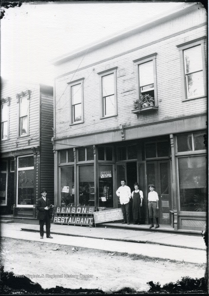 Benson's Restaurant, Terra Alta, Preston County, W. Va. West Virginia History OnView WVU