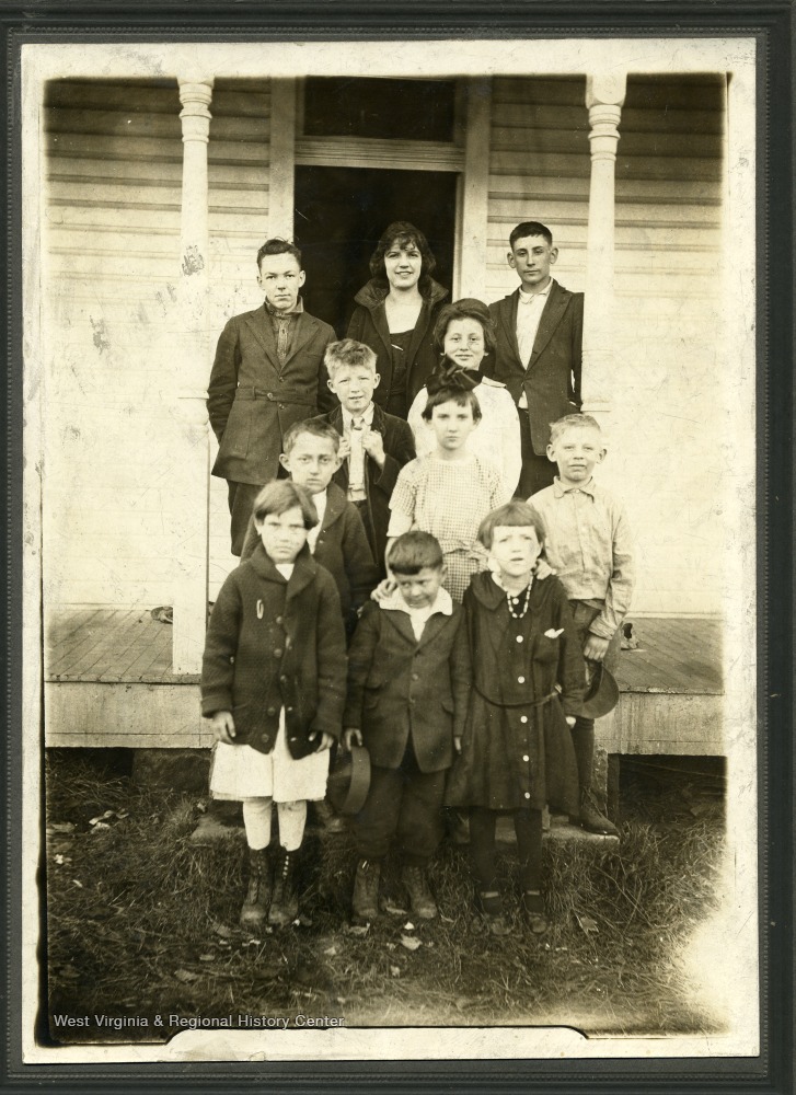Class Photo School, Monongalia County, W. Va. West