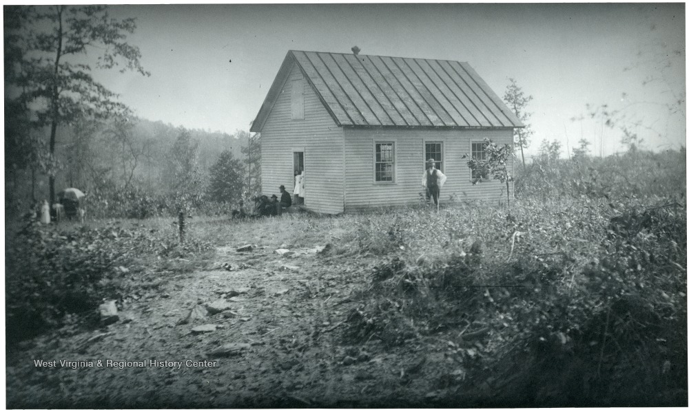 Church Above the Cheat River, Monongalia County, W. Va. West Virginia
