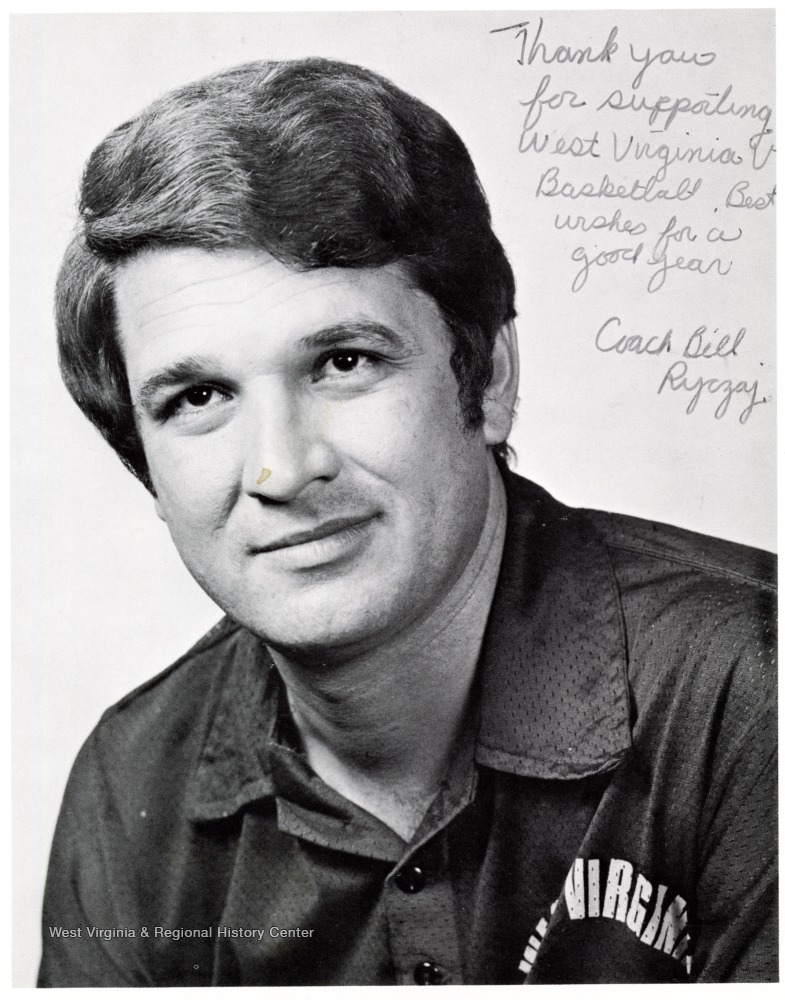 WVU Basketball Assistant Coach Bill Ryczaj West Virginia History