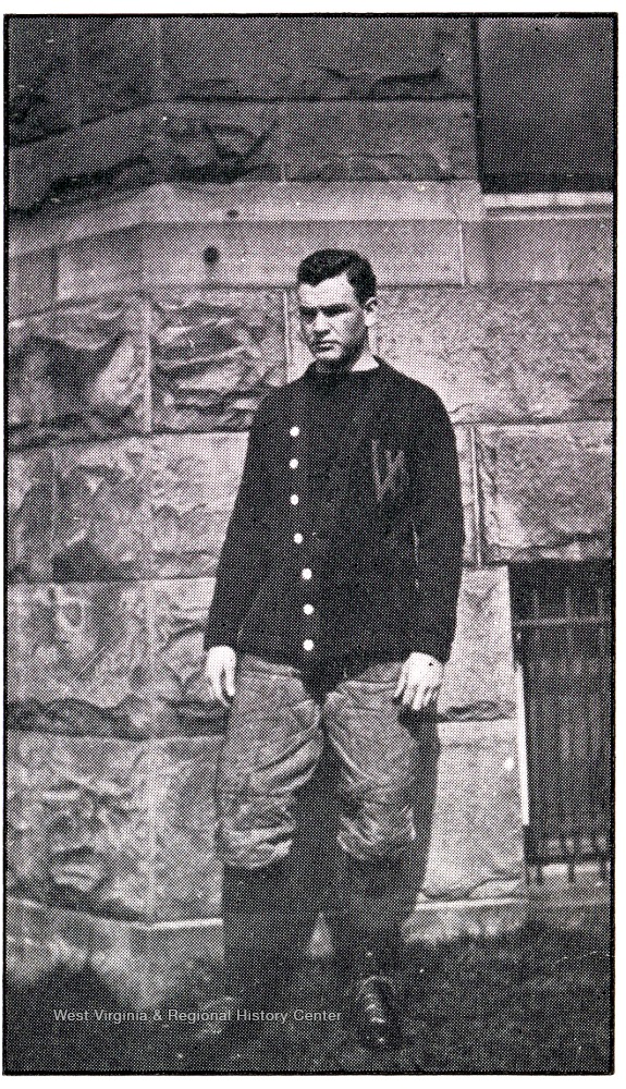 WVU Football Player Amos Tackle West Virginia History OnView WVU Libraries