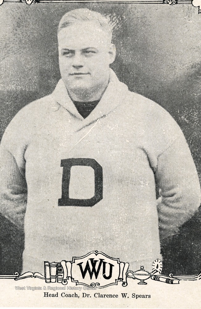 Dr. Clarence W. Spears, Head Football Coach, West Virginia University