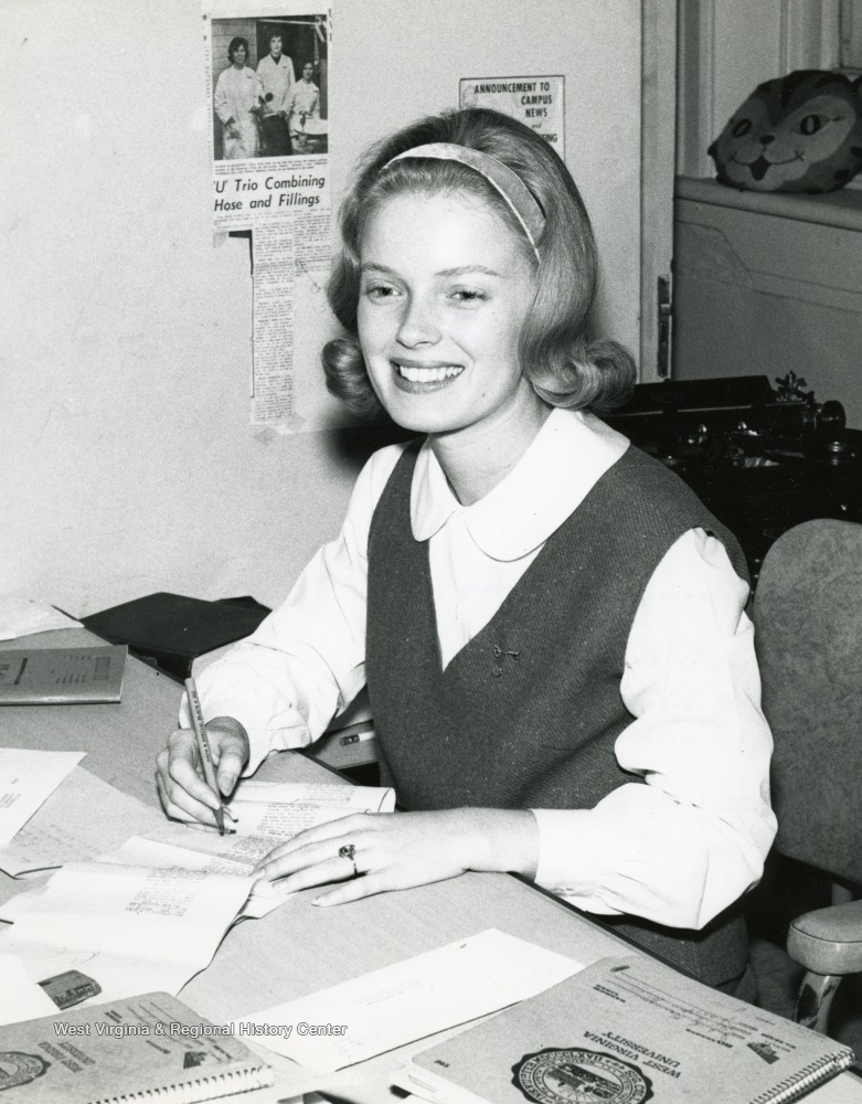 Judith Harrison, Daily Athenaeum Staff Member, West Virginia University