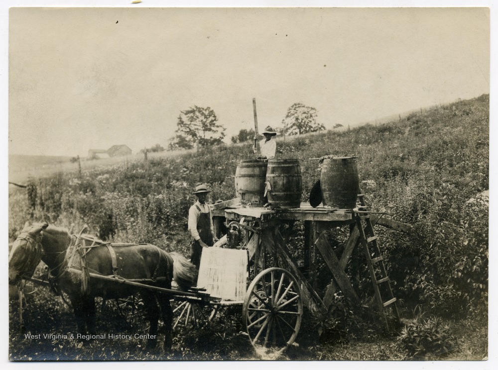 Mixing Plant at Overfield's Farm, Reedsville, W. Va. West Virginia