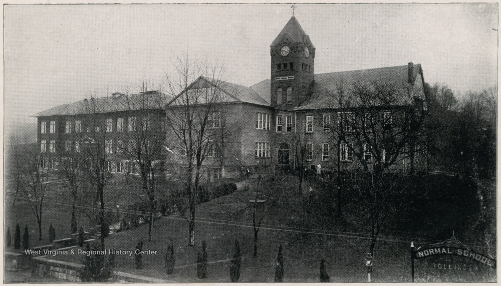 Glenville Normal School, Gilmer County, W. Va. West Virginia History