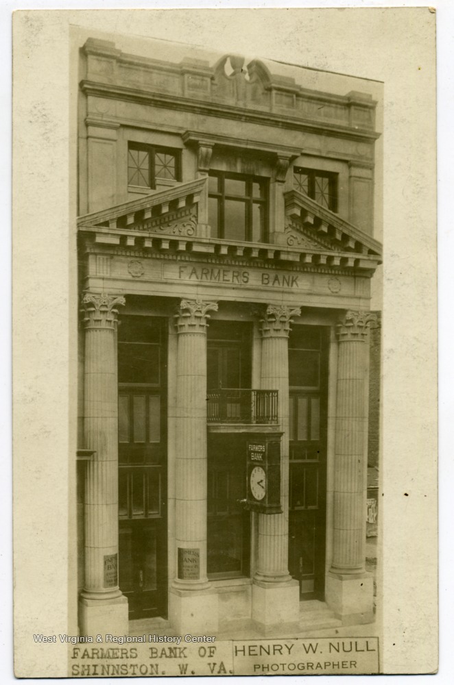 Farmers Bank of Shinnston, W. Va. West Virginia History OnView WVU