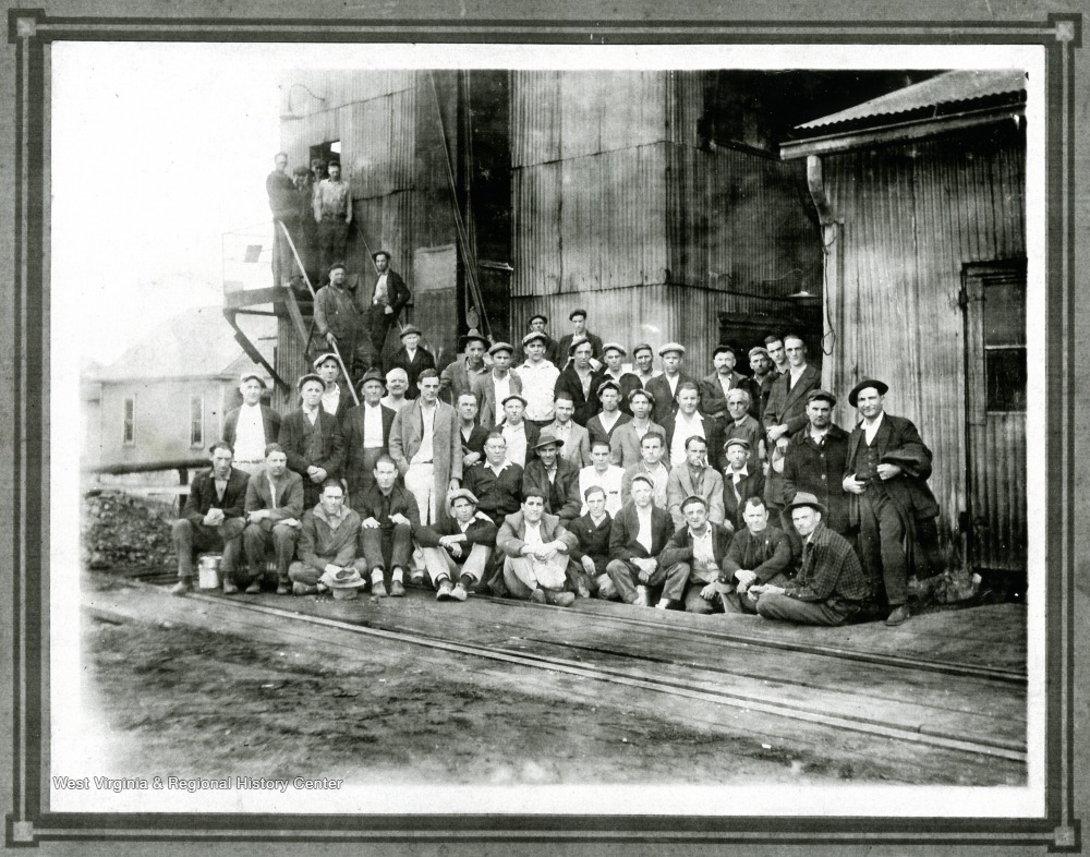 Adamston Flat Glass Works Employees, Clarksburg, W. Va
