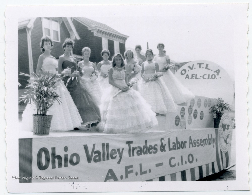 Ohio Valley Trades and Labor Assembly Float in Labor Day Parade West