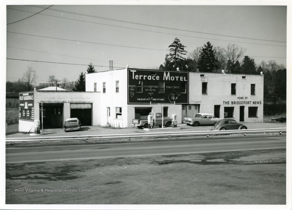 Cecil Golden Garage, Bridgeport, W. Va. West Virginia History OnView
