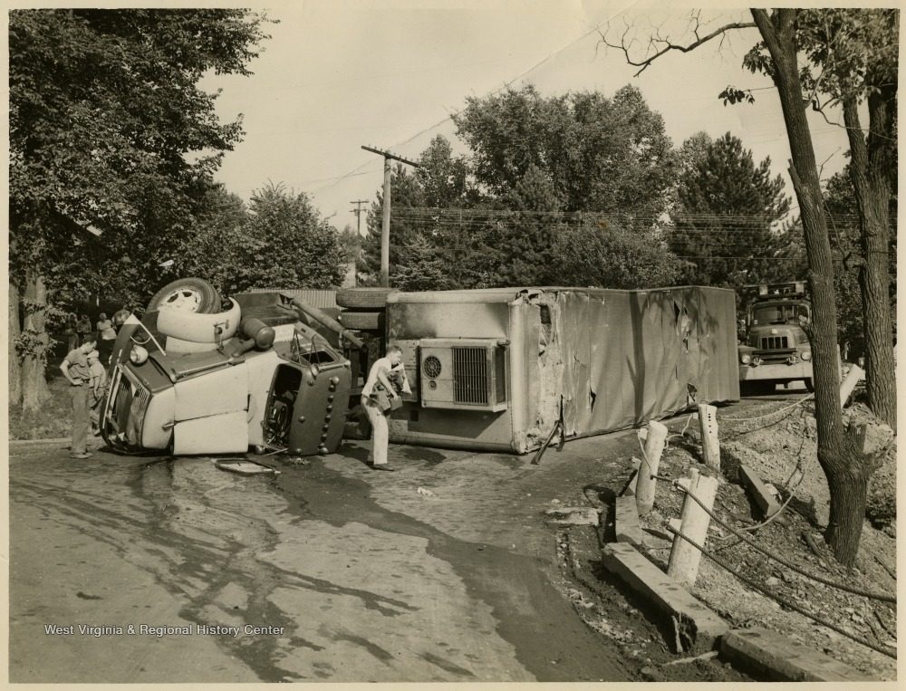 Truck Accident on Route 40, Claysville, PA West Virginia History