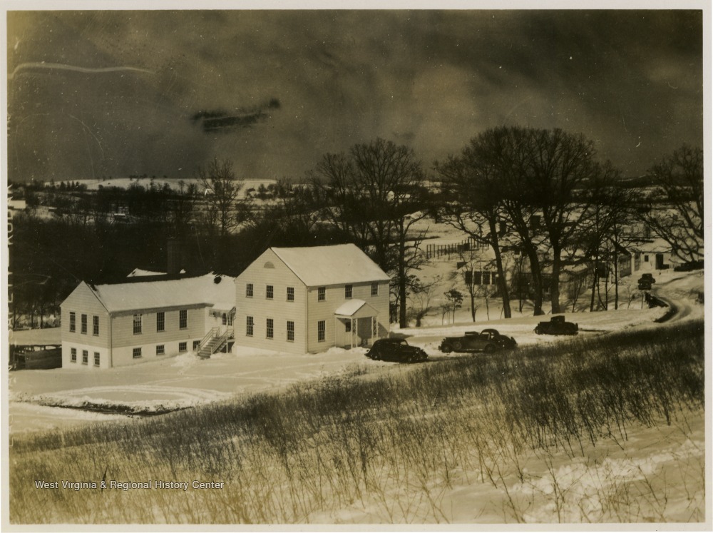 Wintry View of Arthurdale, W. Va. West Virginia History OnView WVU