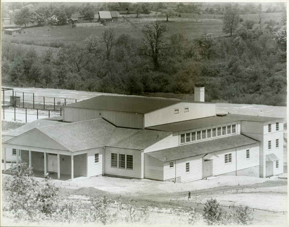 Community Center at Arthurdale, W. Va. West Virginia History OnView