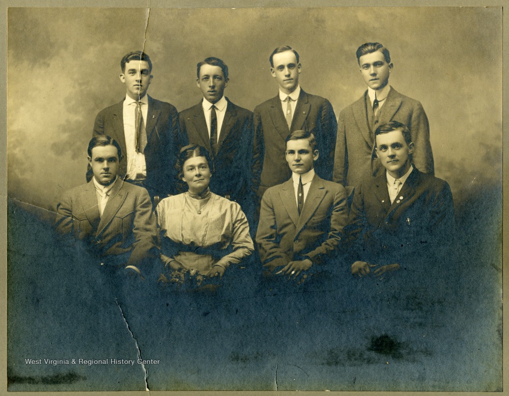 Portrait of an Unidentified Group of People, Monongalia County, W. Va
