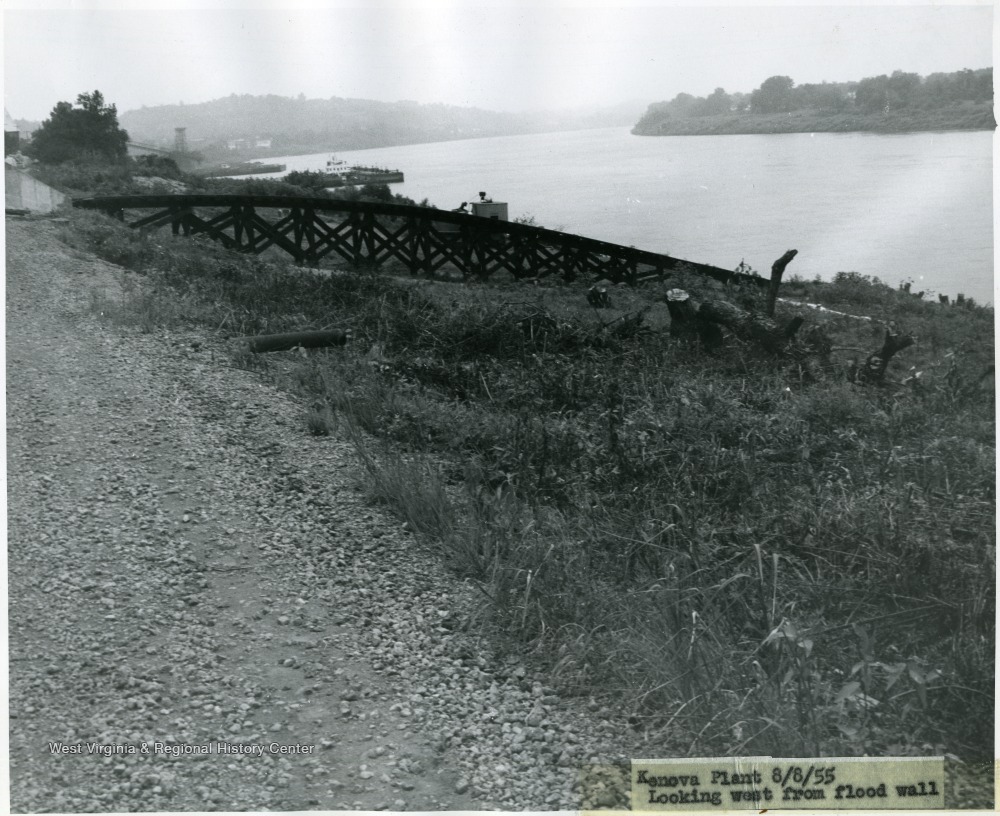 Kenova Plant Looking West from Flood Wall, Island Creek Fuel & Trans