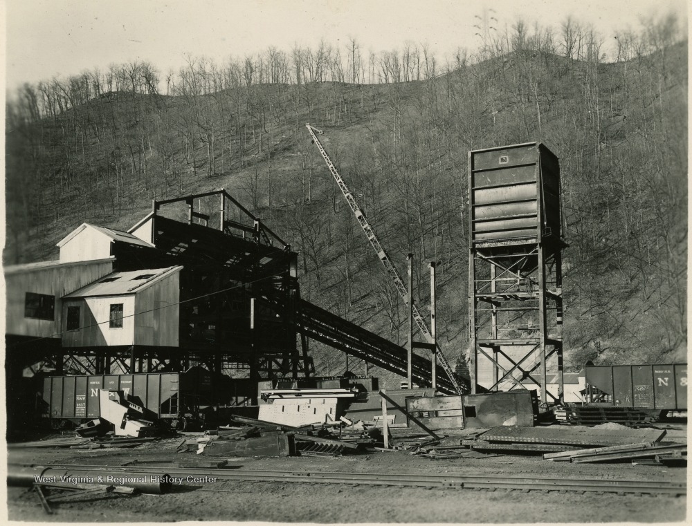 View of Construction, Island Creek Coal Company West Virginia History