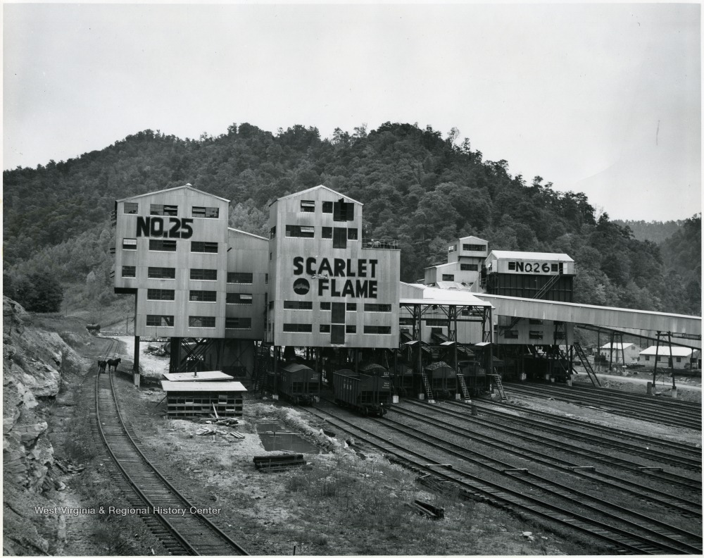 View of Mine No. 25, Island Creek Coal Company West Virginia History OnView WVU Libraries