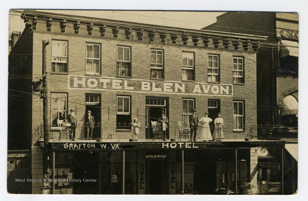 Hotel Blen Avon, Grafton, W. Va. West Virginia History OnView WVU