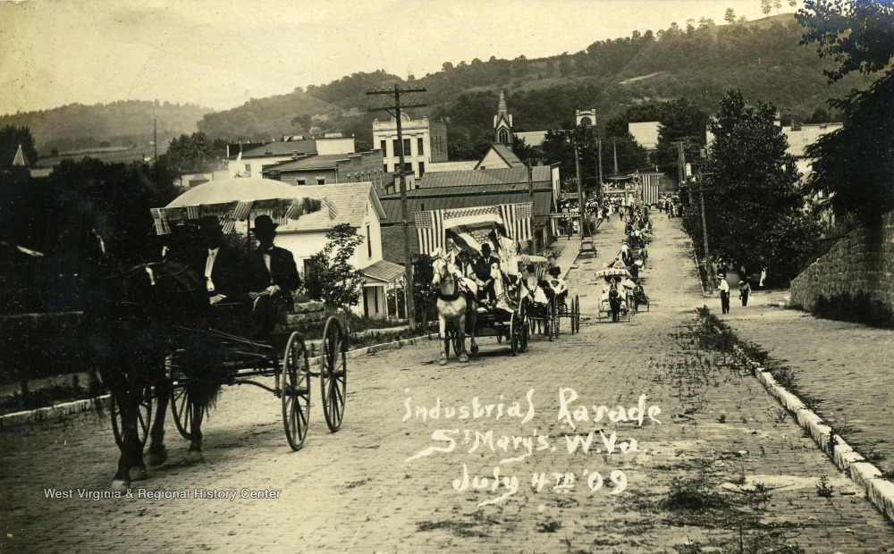 Industrial Parade, St Mary's, Pleasants County, W. Va. West Virginia