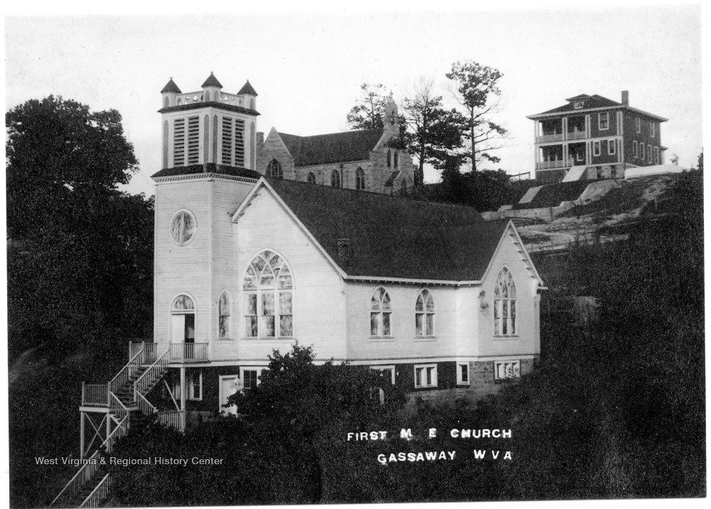 First M. E. Church, Gassaway, W. Va. West Virginia History OnView