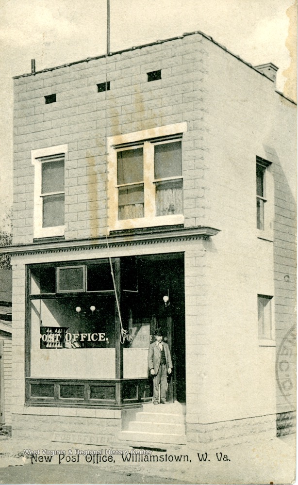 Williamstown Post Office, Wood County, W. Va. West Virginia History