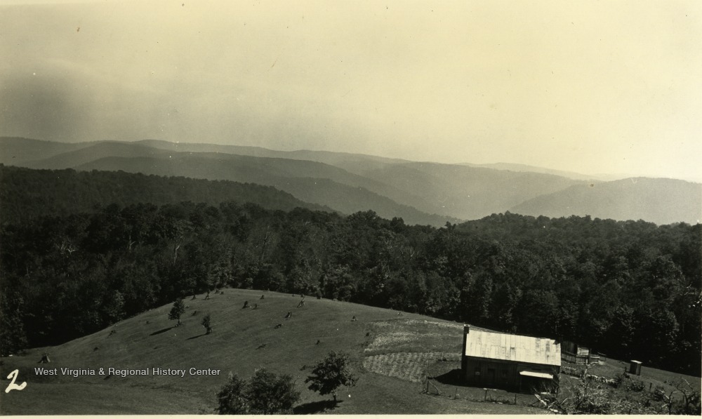 West Virginia Mountains Between Valley Head and ster Springs, W. Va
