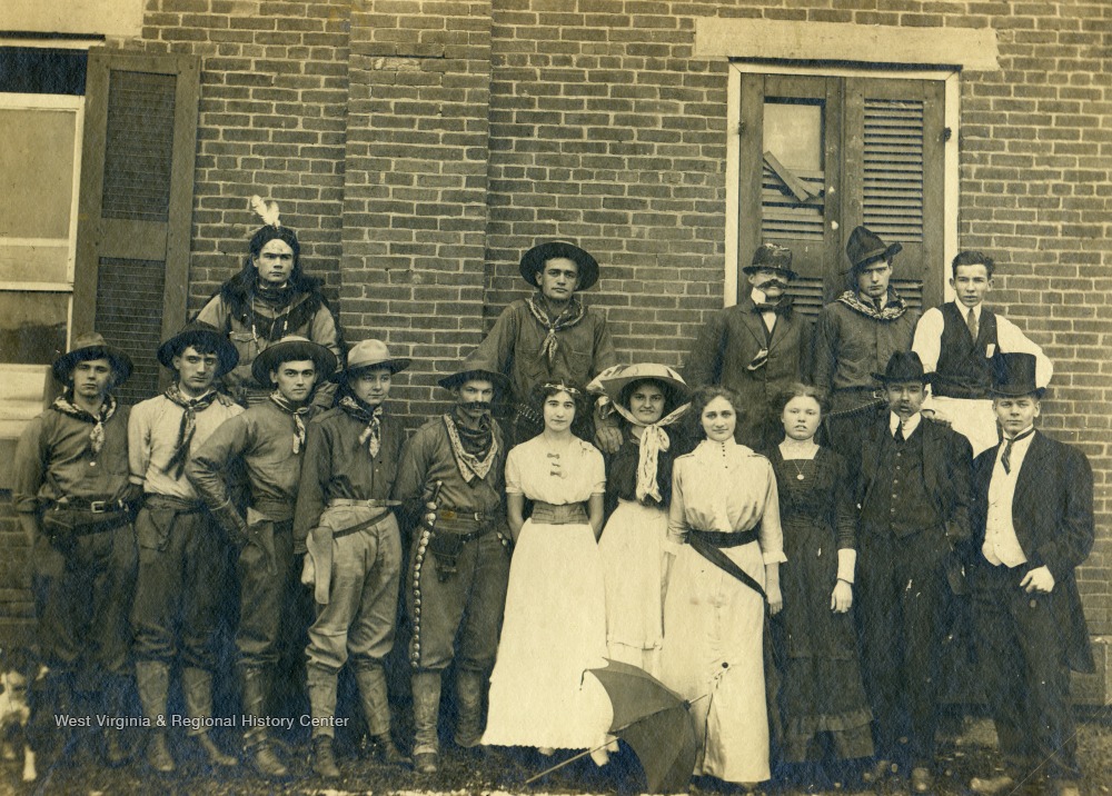 Grantsville Town Play, Calhoun County, W. Va. West Virginia History