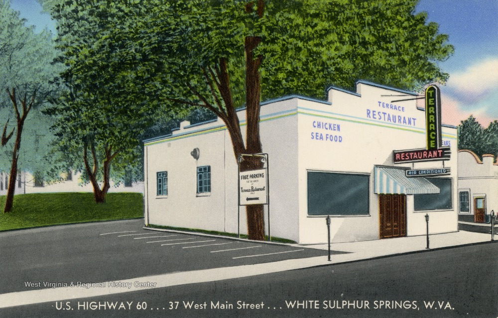 Terrace Restaurant; White Sulphur Springs, W. Va. West Virginia