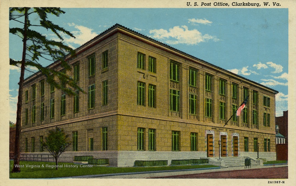 U.S. Post Office; Clarksburg, W. Va. West Virginia History OnView
