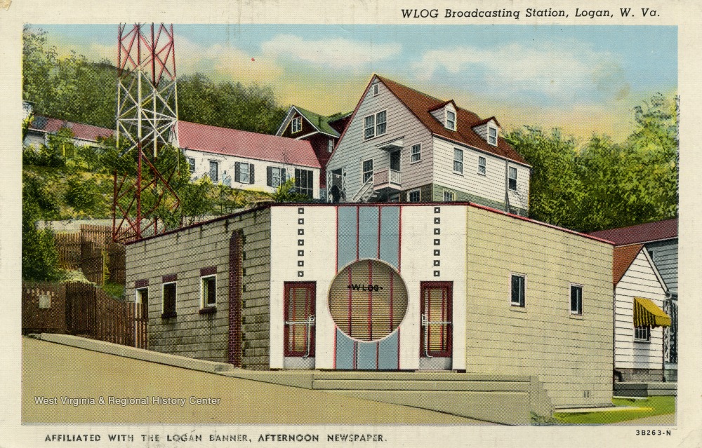 WLOG Broadcasting Station; Logan, W. Va. West Virginia History OnView