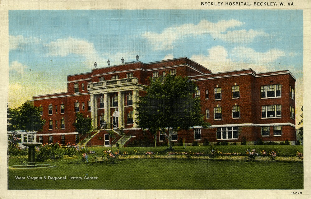 Beckley Hospital, Beckley, W. Va. West Virginia History OnView WVU