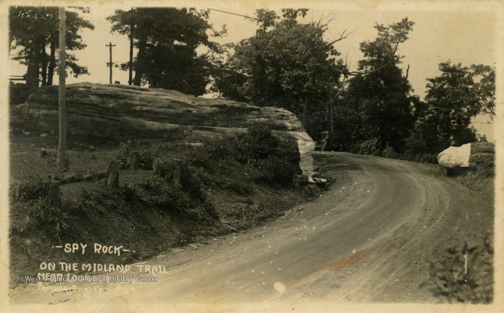 Spy Rock on Midland Trail, Near Lookout; Beckley, W. Va. West