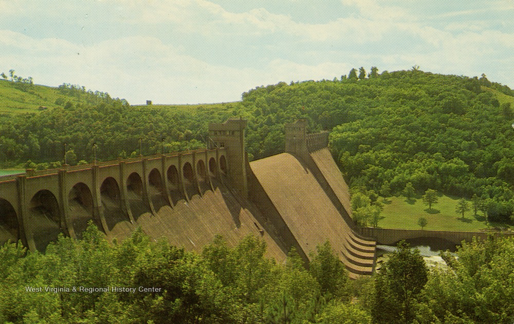 Tygart Flood Control Dam, Grafton, W. Va. West Virginia History