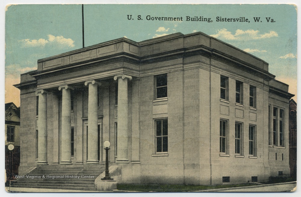 U. S. Government Building, Sistersville, W. Va. West Virginia History