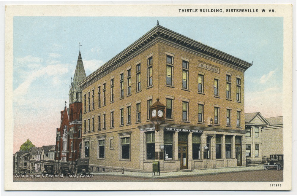 Thistle Building, Sistersville, W. Va. West Virginia History OnView