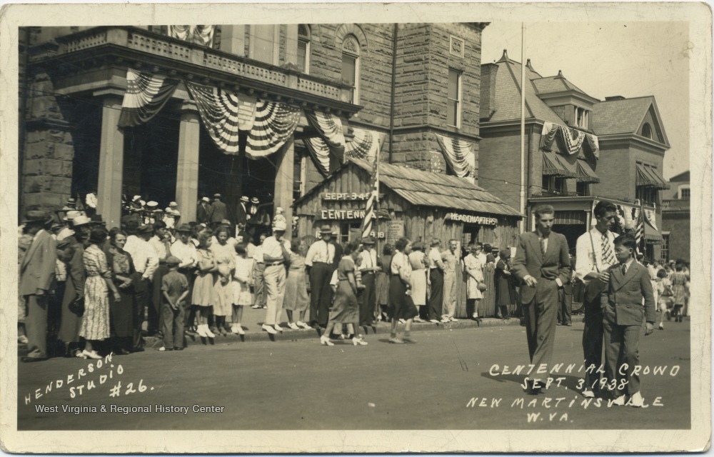 Centennial Crowd Gathering in New Martinsville, W. Va. West Virginia