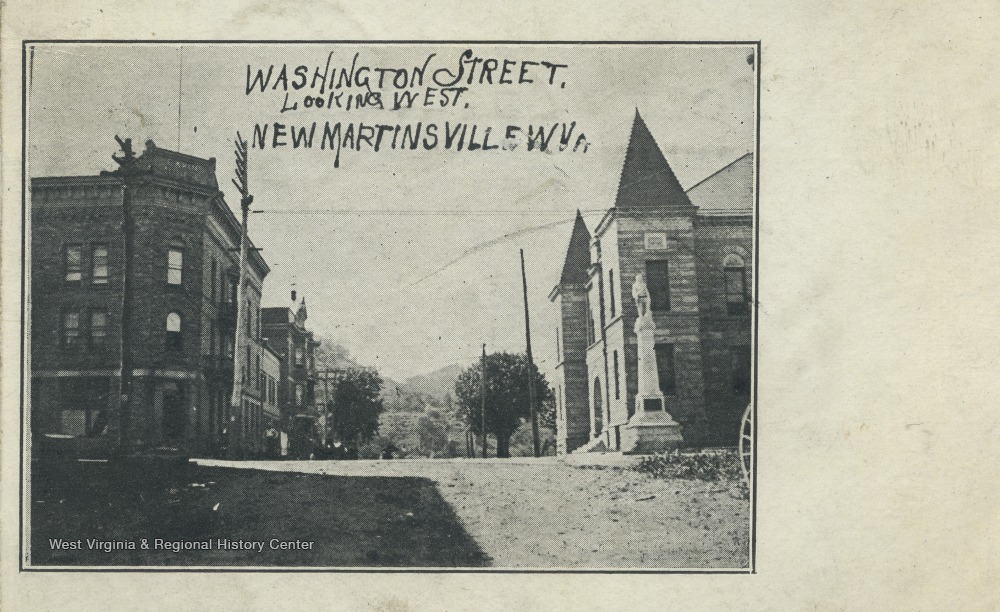 Washington Street, Looking West, New Martinsville, W. Va. West