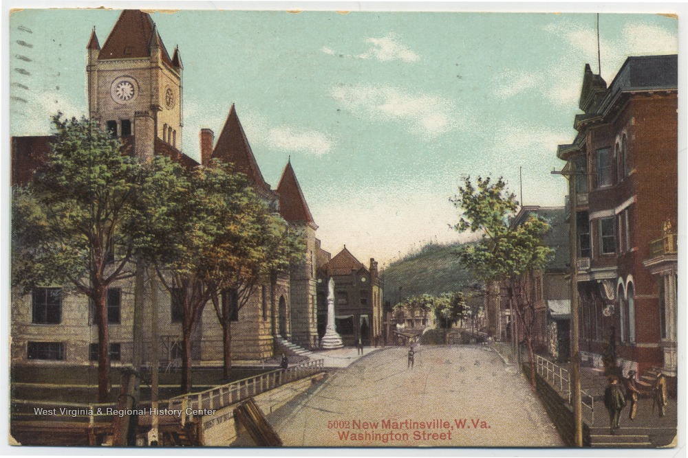 Washington Street, New Martinsville, W. Va. West Virginia History