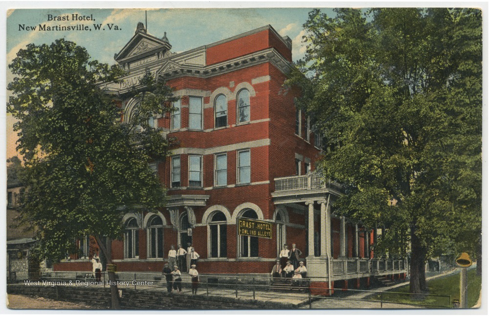 Brast Hotel, New Martinsville, W. Va. West Virginia History OnView