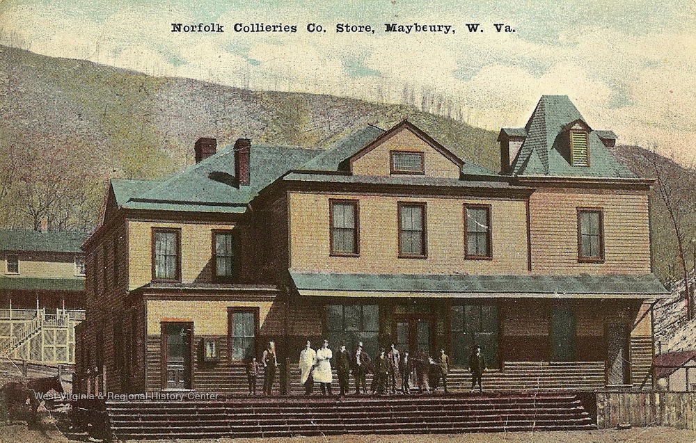 Norfolk Colliers Company Store, Maybeury, W. Va. West Virginia
