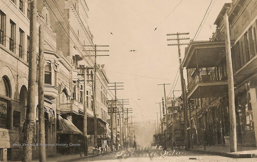View Down Street, Sistersville, W. Va. West Virginia History OnView