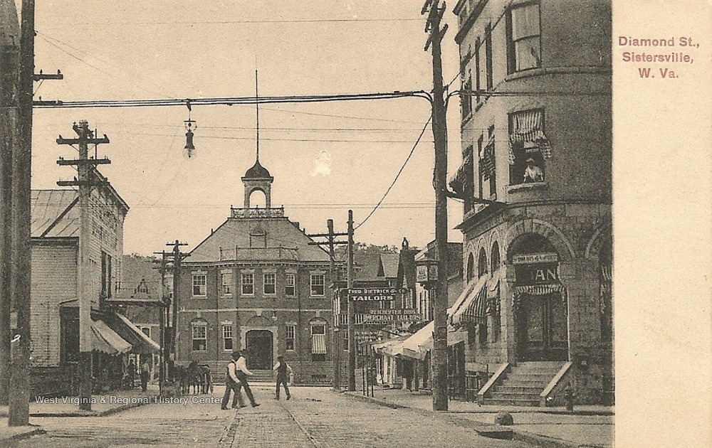 Diamond Street, Sistersville, W. Va. West Virginia History OnView