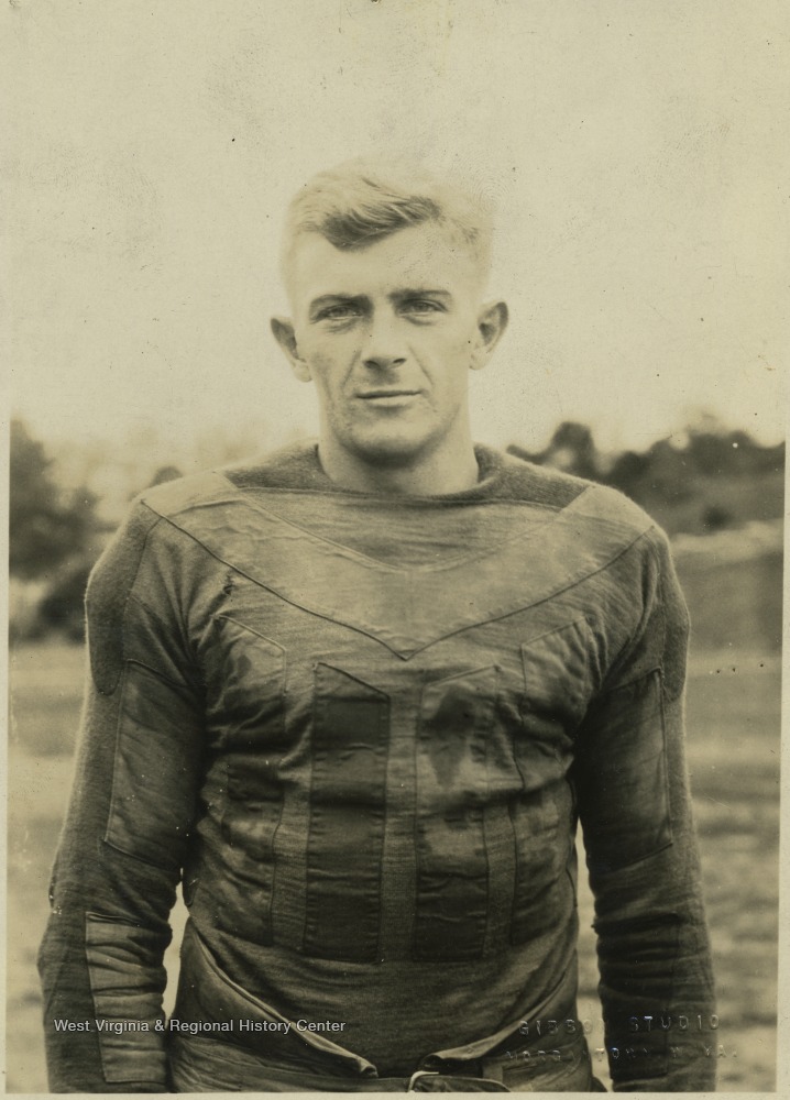 Fats Lough, WVU Football Player, Guard Position West Virginia History