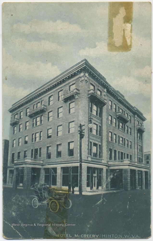 Hotel McCreery, Hinton, W. Va. West Virginia History OnView WVU