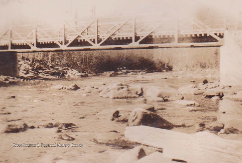Bridge Over Cranberry River, Cowen, W. Va. West Virginia History