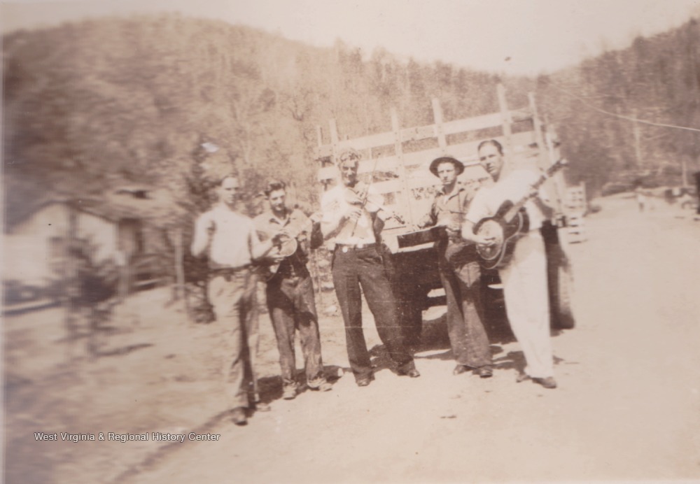 Group of Musicians at Camp Cranberry, Cowen, W. Va. West Virginia