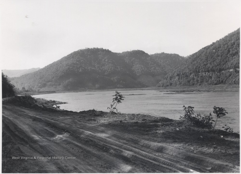 Site of Bluestone Bridge Before its Construction, Summers County, W. Va