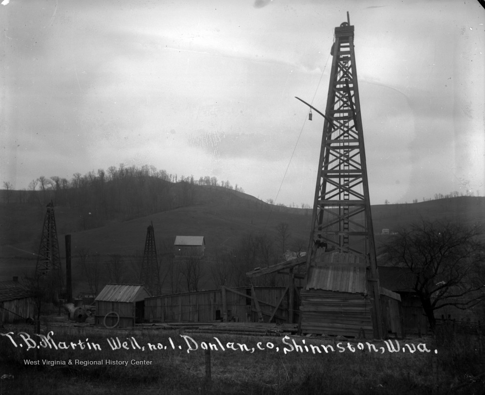 T.B. Martin Well No 1. Donlan Co., Shinnston, W. Va. West Virginia