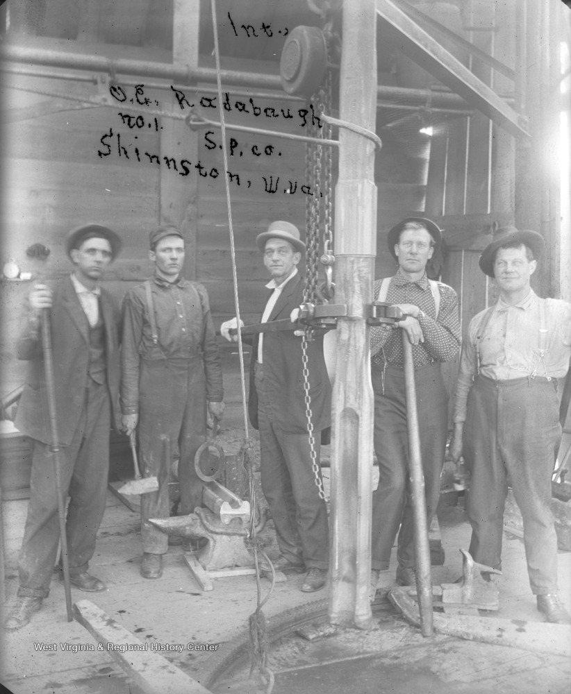 Interior, O.E. Radabaugh Well no.1, S.P. Co. Shinnston, W. Va. West